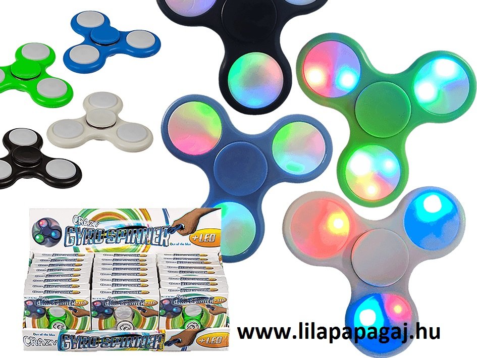 spinner led világítással