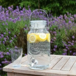 limonádés üveg, 3,6 literes italadagoló, csapos üveg