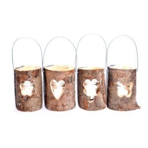 fatörzs gyertyatartó