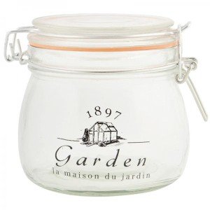 Csatos tároló üveg